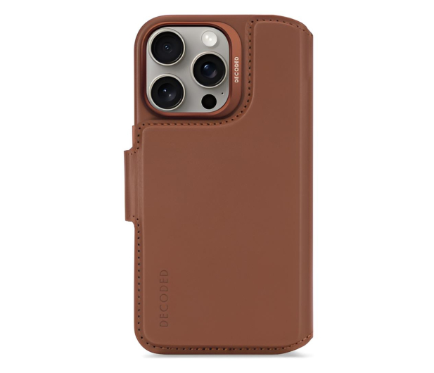 Decoded Leather Detachable Wallet iPhone 16 Pro MagSafe tan - 1284606 - zdjęcie